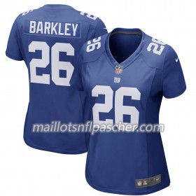 Maillot New York Giants Saquon Barkley 26 Nike Bleu - Femme